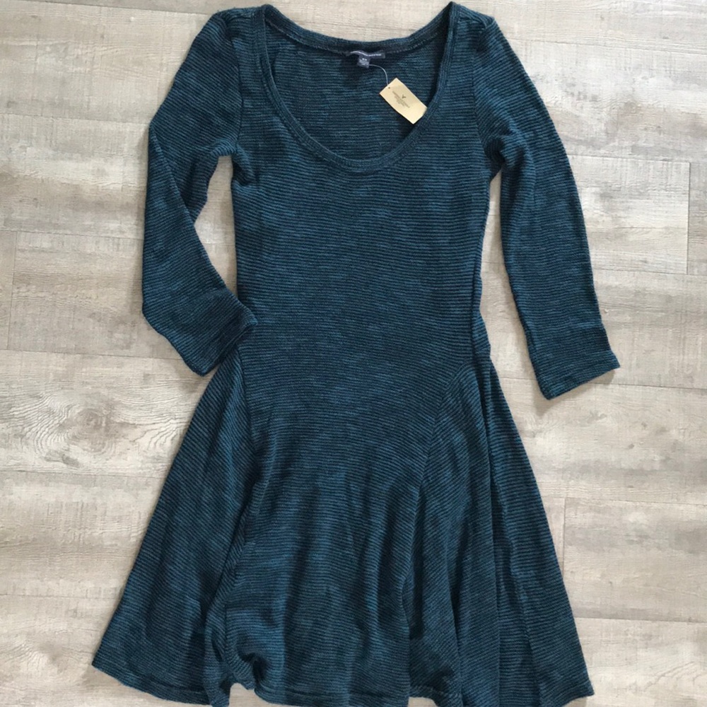 🆕 AEO Scoop-neck Knit Dress